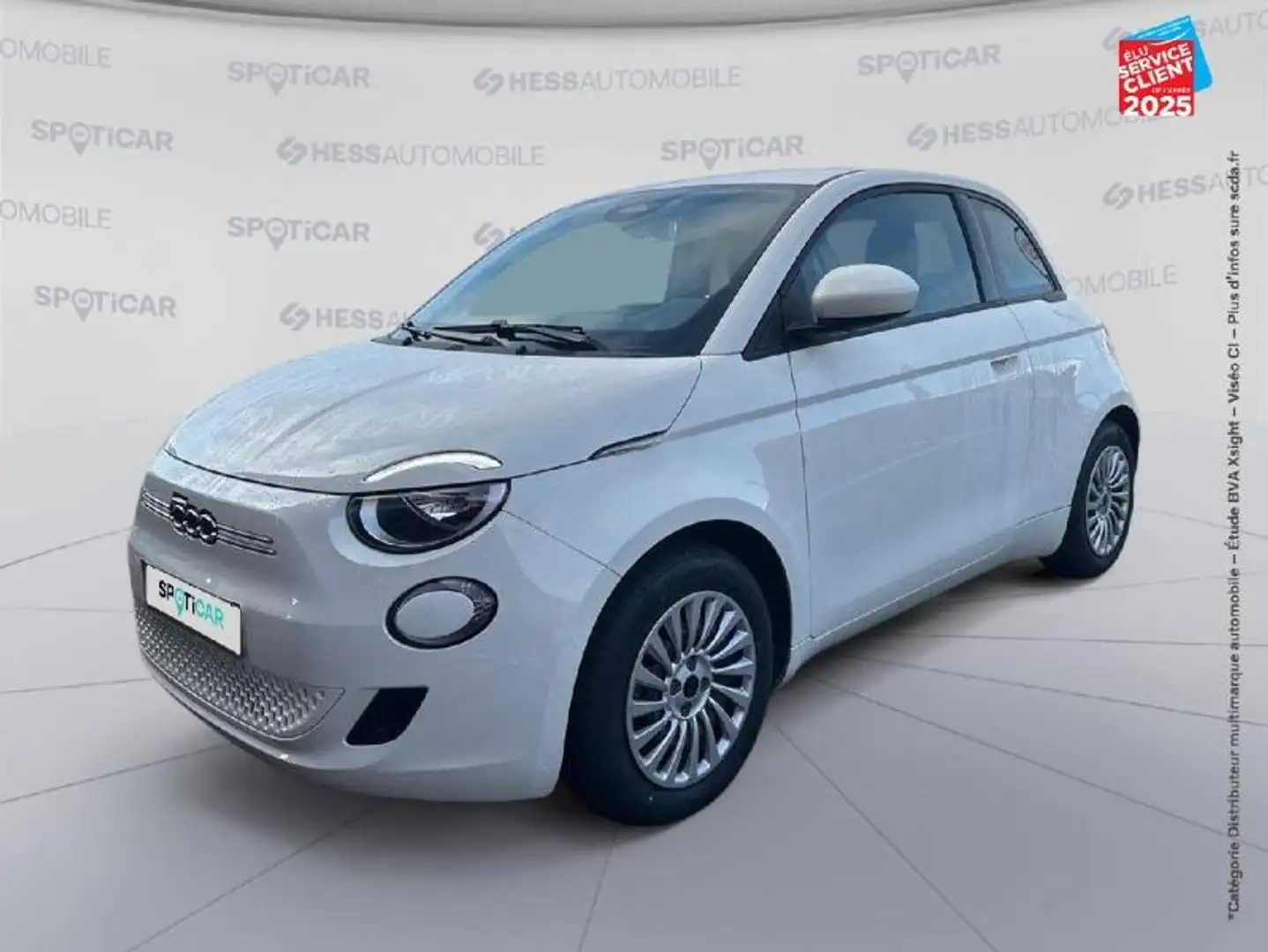 Fiat 500e e 95ch Action Blanc - 1