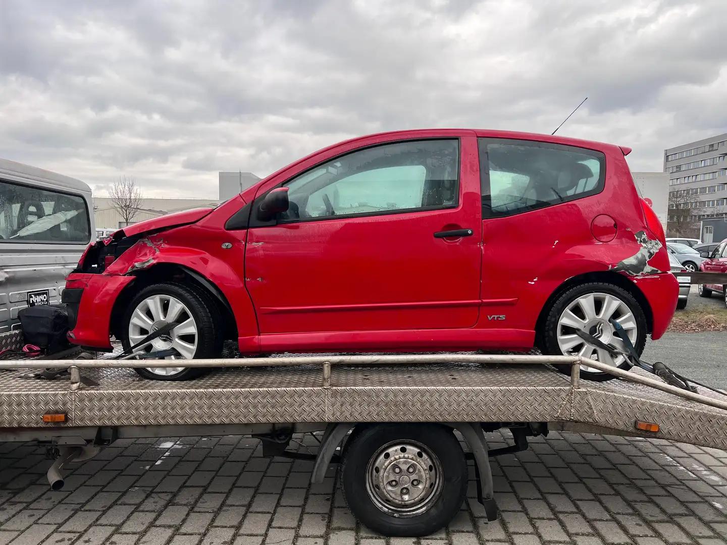 Citroen C2 VTS/80KW/NeuReifen/SportAuspuffNeu/2Hand/TeilLeder Rot - 2
