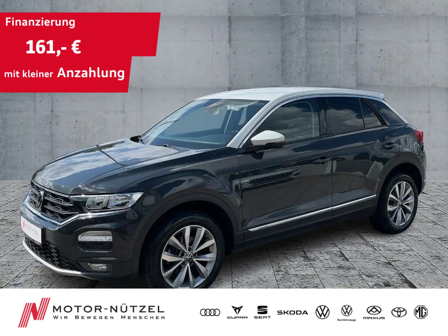 Volkswagen T-Roc 1.0 TSI STYLE AHK+NAV+ACC+2xPDC+DAB+VC+17" Gris - 1