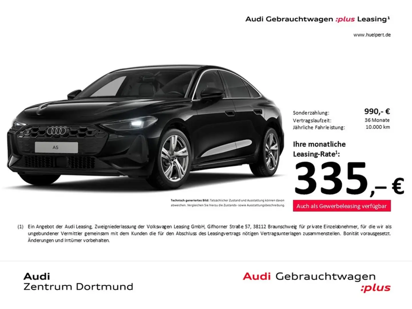 Audi A5 CAM ACC LM18 EKLAPPE NAVI CARPLAY SITZHEIZUNG Schwarz - 1