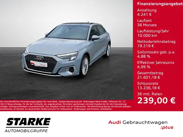 Audi A3 Sportback 35 TFSI advanced NaviPlus LED Pano Ka...