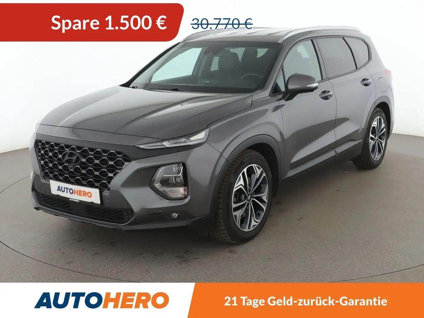 Hyundai SANTA FE 2.2 CRDi Premium 4WD Aut.*NAVI*FULL-LED*ACC*CAM* Grau - 1