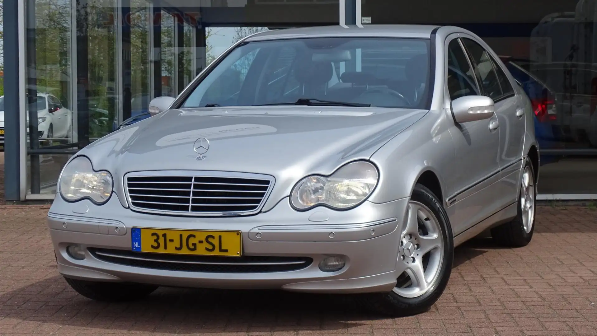 Mercedes-Benz C 180 Avantgarde | Airco | Youngtimer | Origineel Nederl Gris - 1
