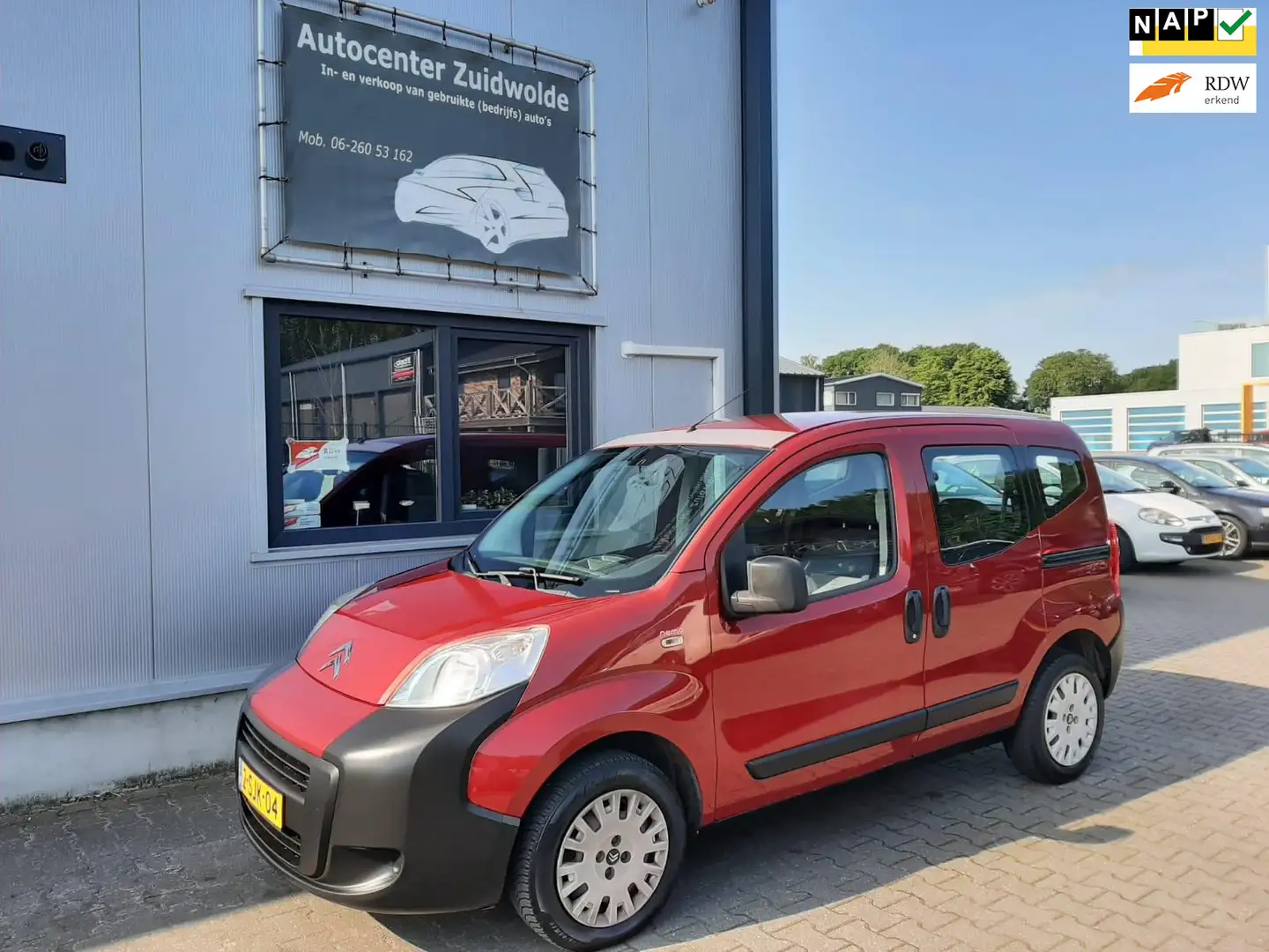 Citroen Nemo 1.4i Multispace airco Rouge - 1
