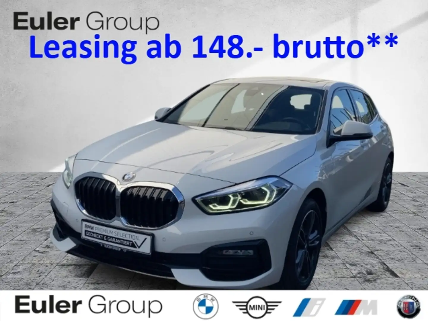 BMW 118 i 5t Sport-Paket Pano AHK adLED 17'' FLA Alarm Kom Blanc - 1