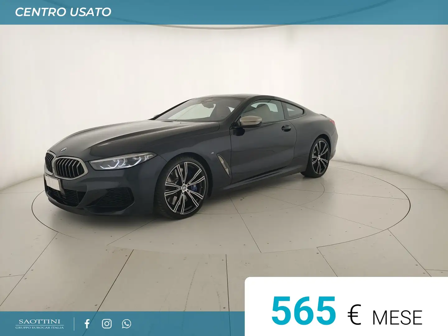 BMW 850 M 850i Coupe Xdrive Individual composition auto Blu/Azzurro - 1