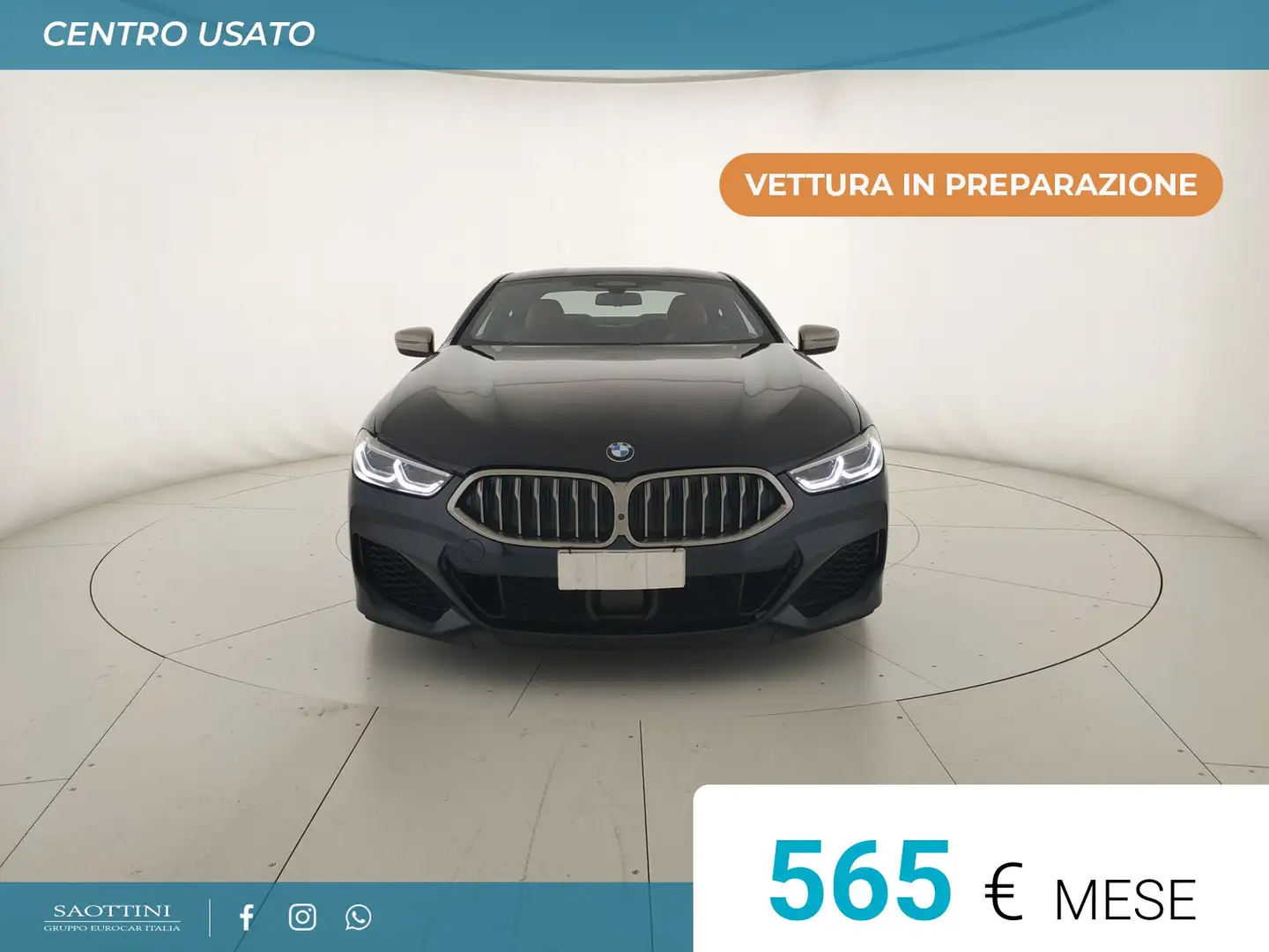 BMW 850 M 850i Coupe Xdrive Individual composition auto Синій - 2
