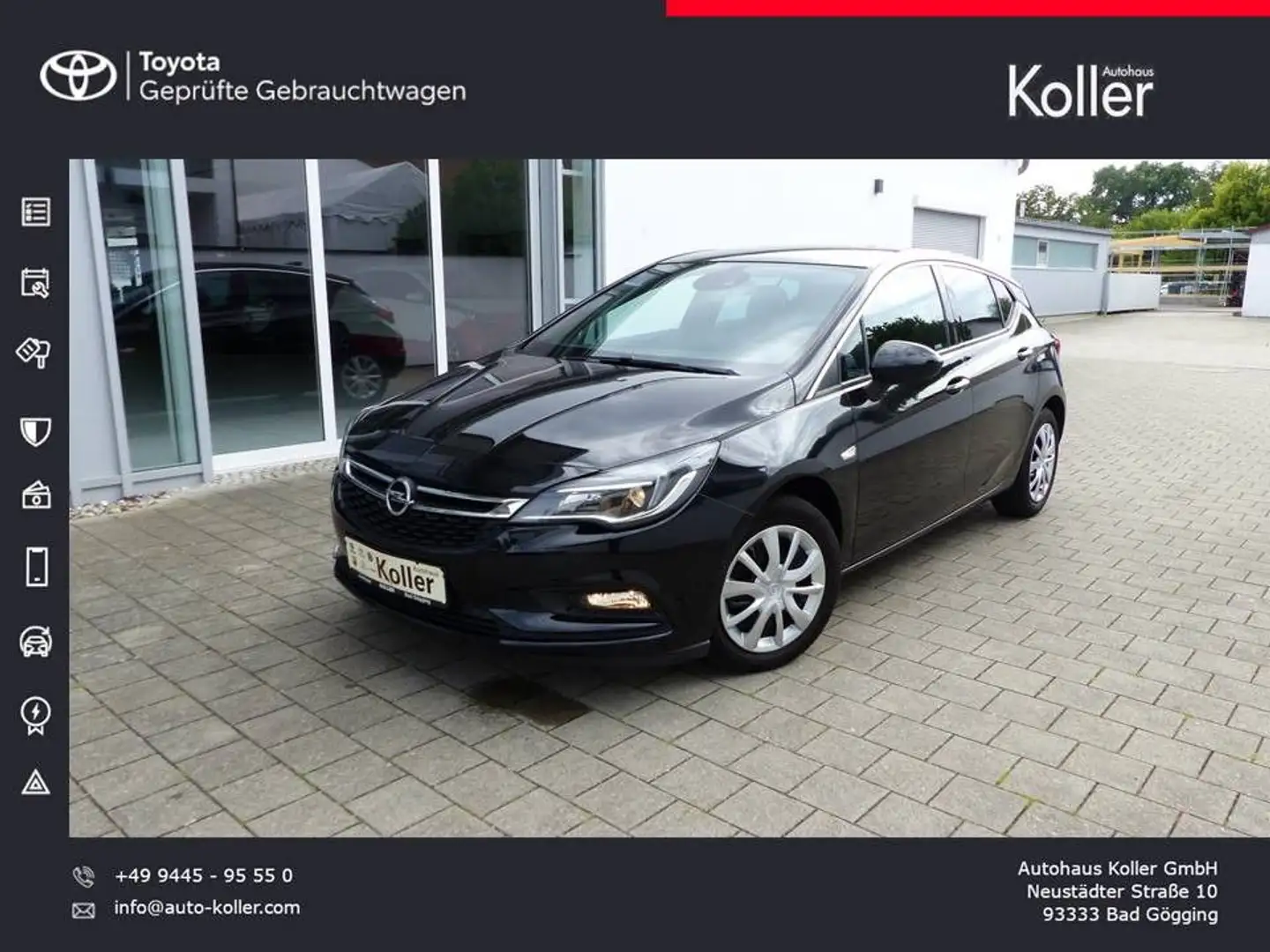 Opel Astra 1.4 Turbo 5T. Dynamic S/S Navi SHZ Kamera Schwarz - 1