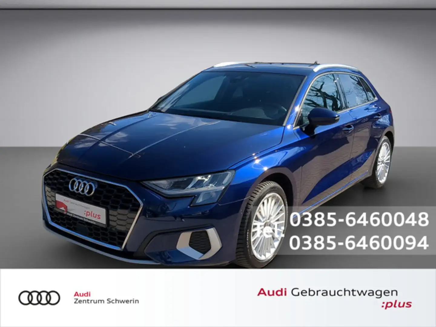 Audi A3 Sportback 35 2.0 TDI advanced S-tronic ACC Blau - 1