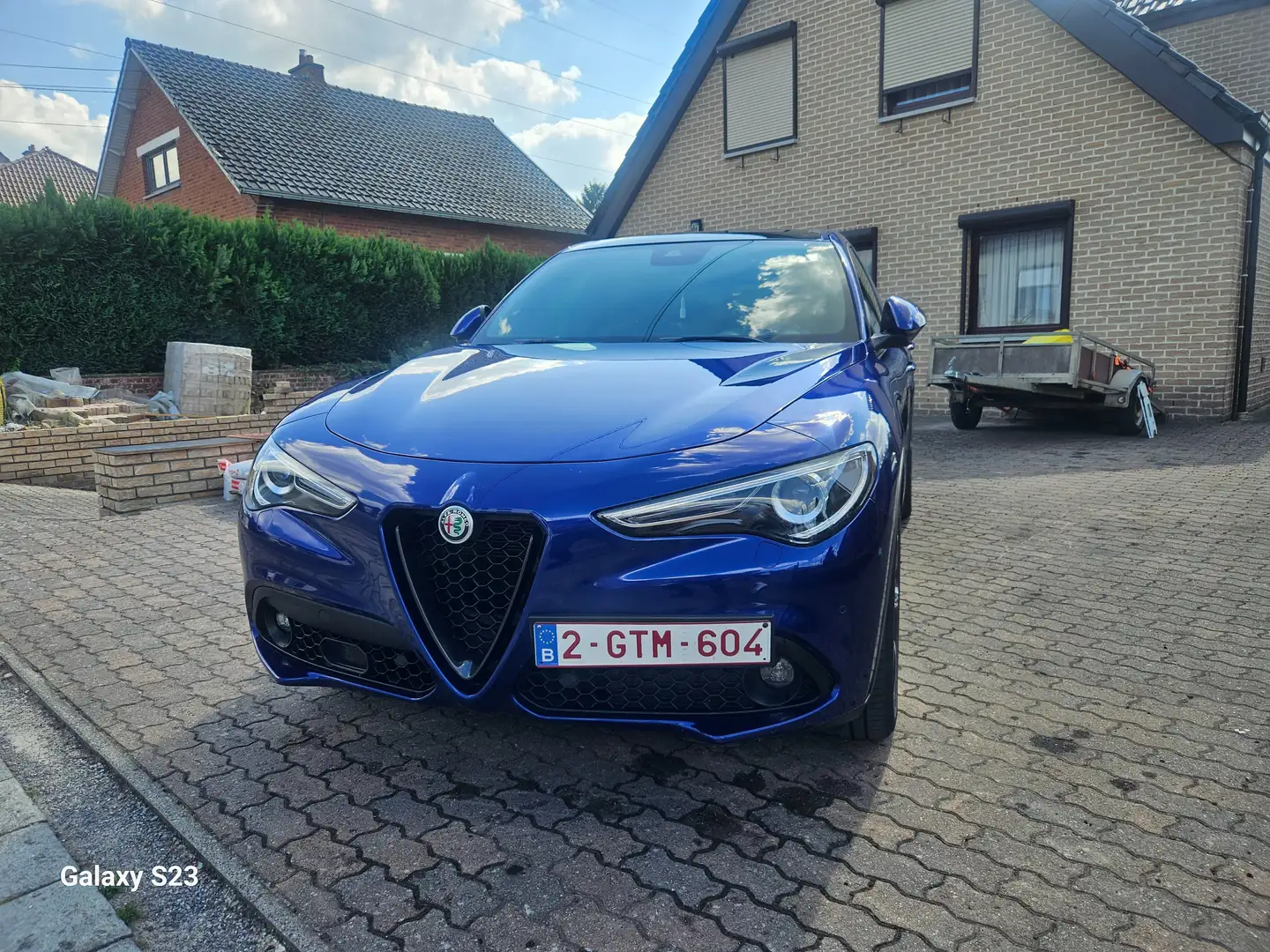 Alfa Romeo Stelvio Stelvio 2.2 MJD ATX Sprint Blauw - 1