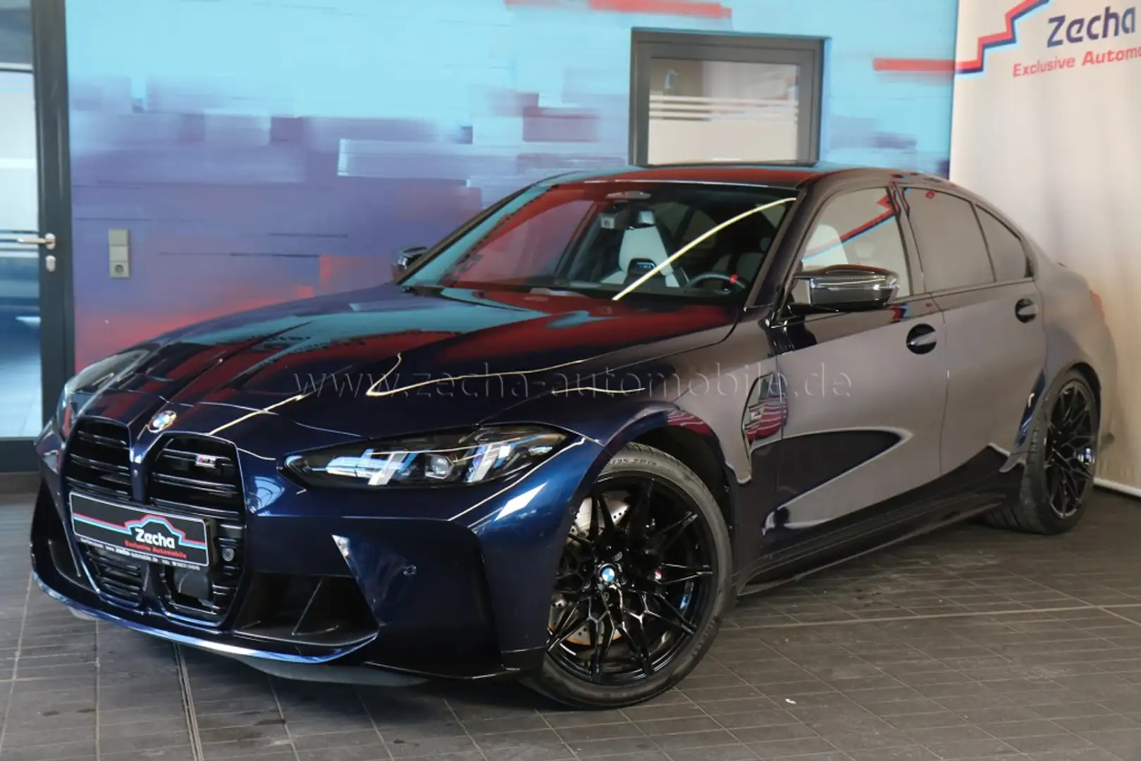 BMW M3 xDr.Limo M-Ext-Carbonp.Sitzbel.DrivProf.Park+ Bleu - 1