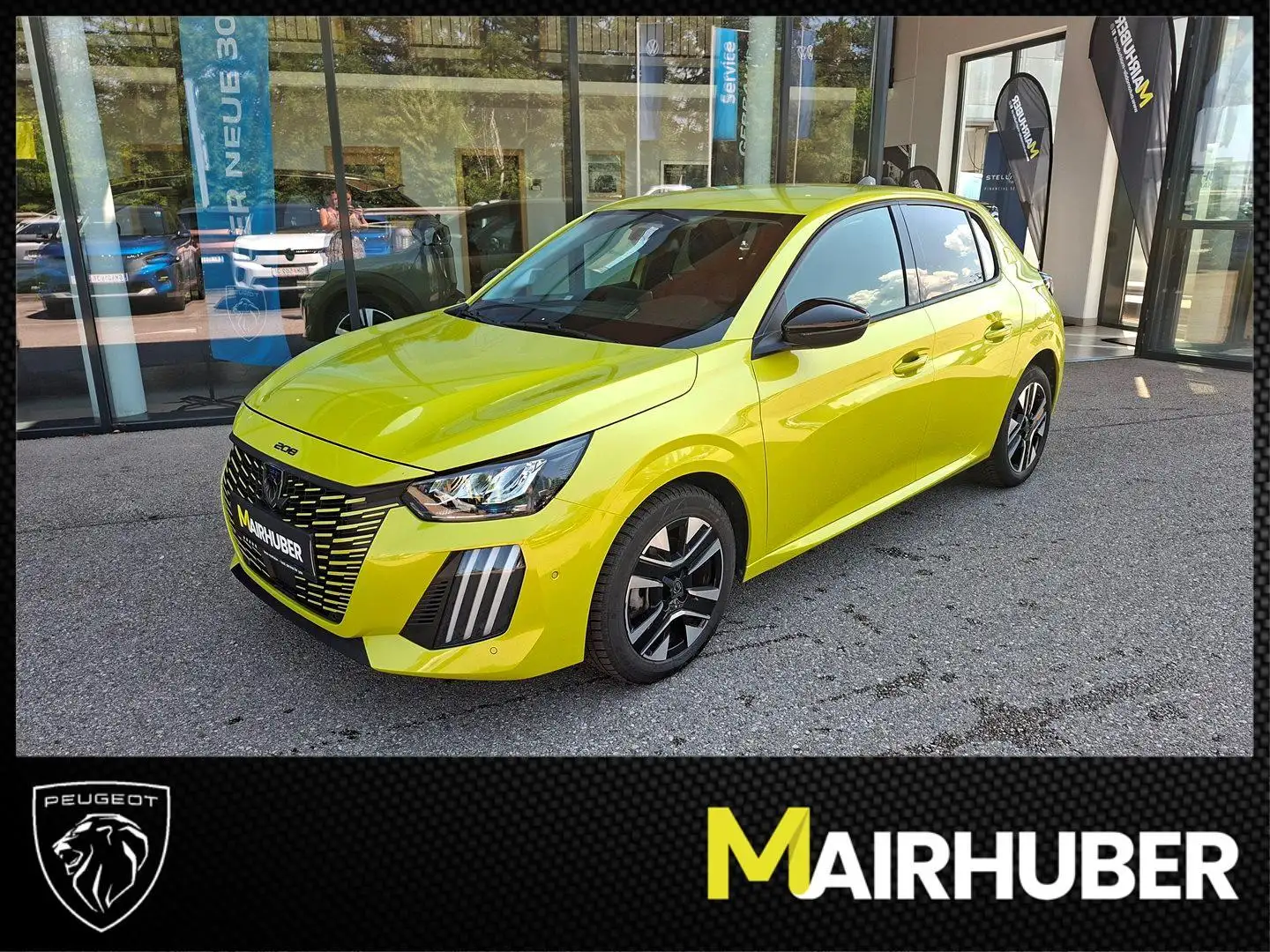 Peugeot 208 Hybrid 110 e-DCS6 Allure Gelb - 1