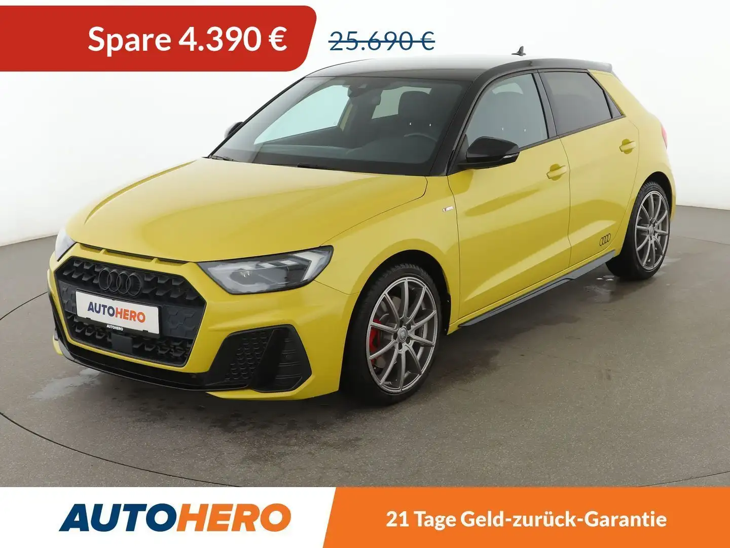Audi A1 40 TFSI Edition One Aut.*NAVI*LED*PDC*SHZ*TEMPO*VC Gelb - 1