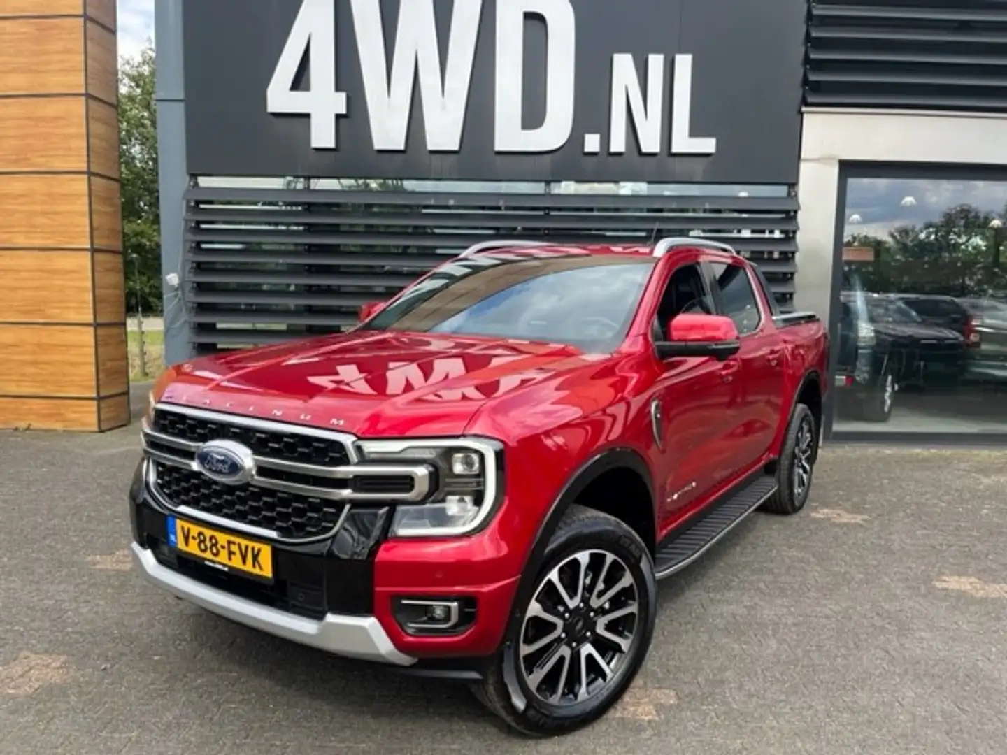 Ford Ranger 3.0V6 TD 240 PK AUT 2P VAN BESPAAR €32000 BPM PLAT Rood - 2