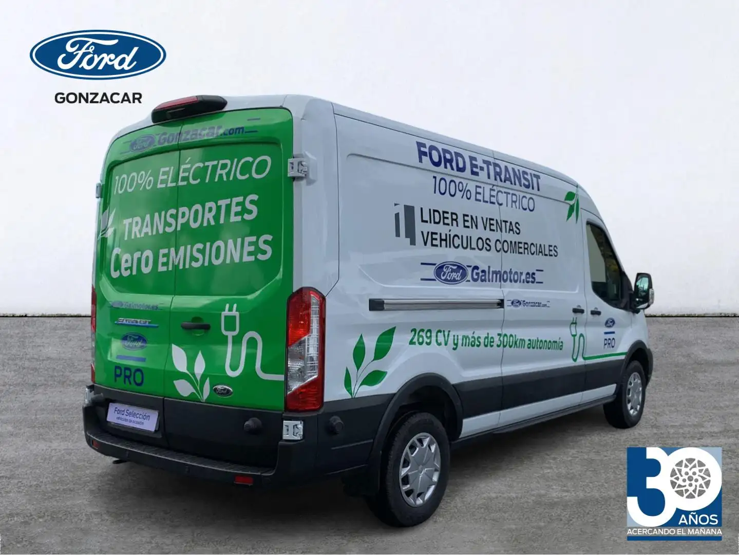 Ford Transit BEV 68KWH 269PS 350 L3 TREND RWD 4P Blanco - 2