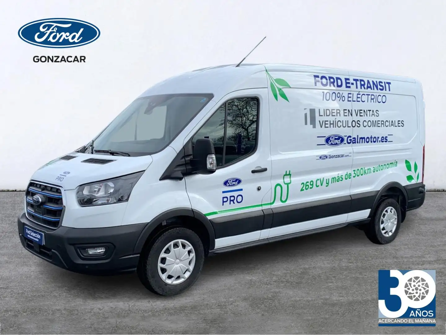 Ford Transit BEV 68KWH 269PS 350 L3 TREND RWD 4P Blanco - 1