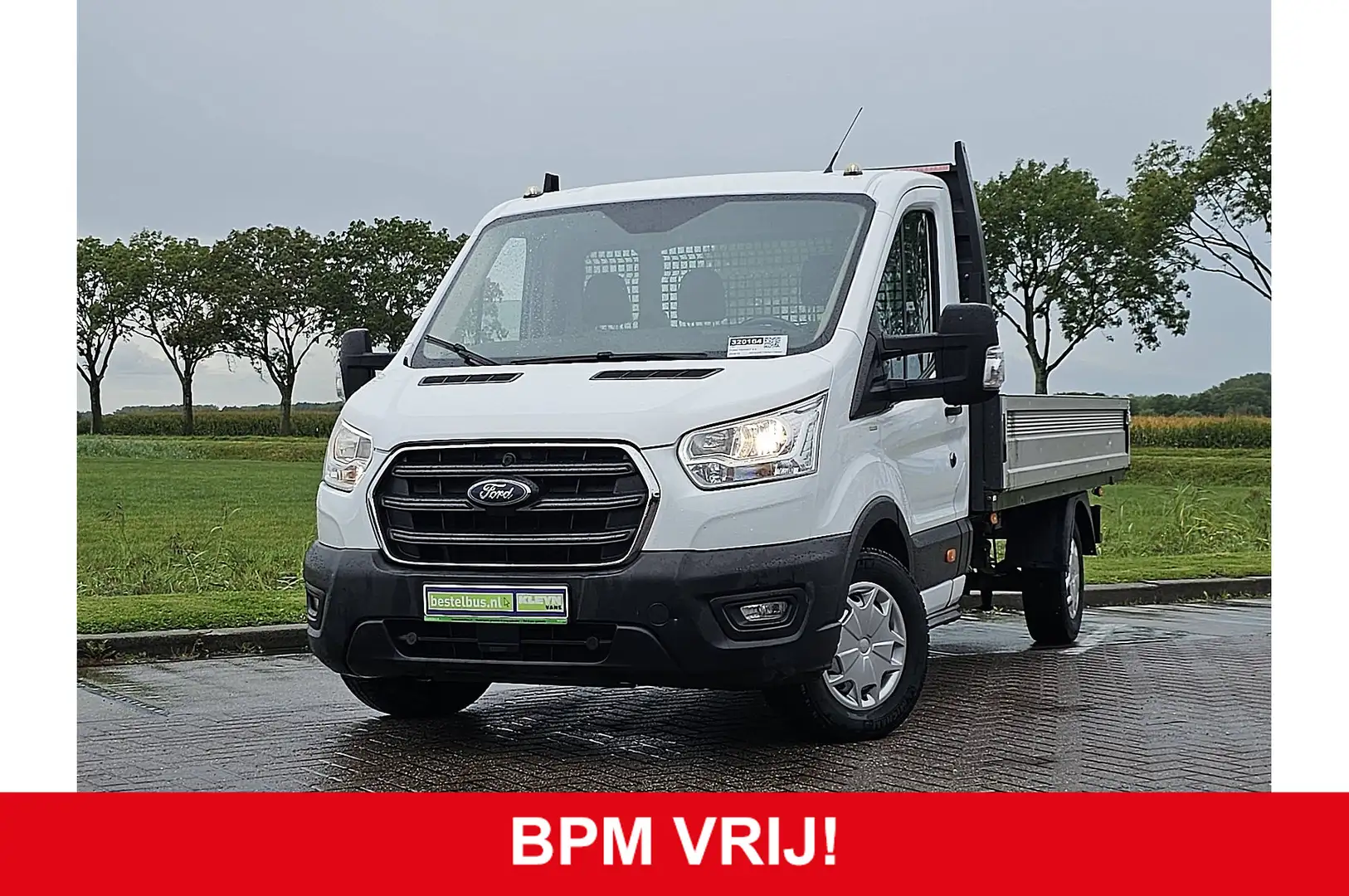 Ford Transit 350 2.0 TDCI L3 Open Laadbak Airco Euro6 131 PK Oh Wit - 2