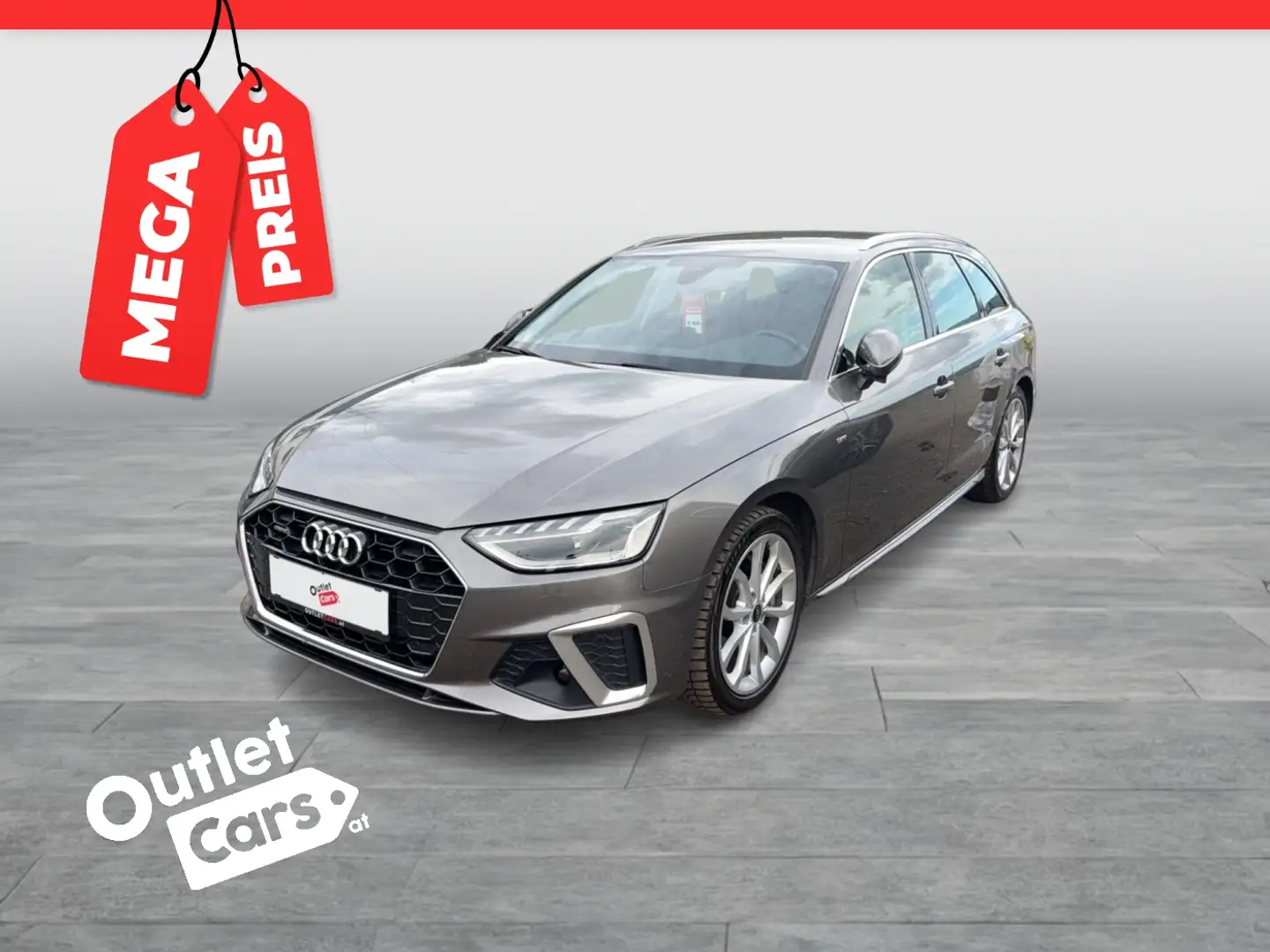 Audi A4 Avant 40 2.0 TFSI quattro S-Line AHK+MEGAPREIS Grau - 1