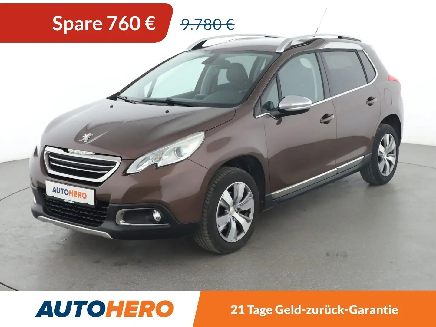 Peugeot 2008 1.6 Allure*NAVI*TEMPO*PDC*SHZ*KLIMA*GARANTIE* Braun - 1