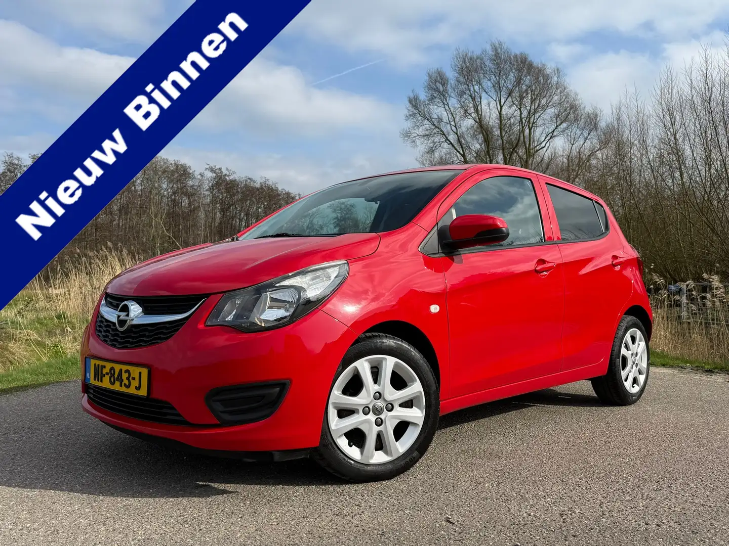 Opel Karl 1.0 ecoFLEX Edition slechts 92.166 km Airco 15" Ve Rot - 1