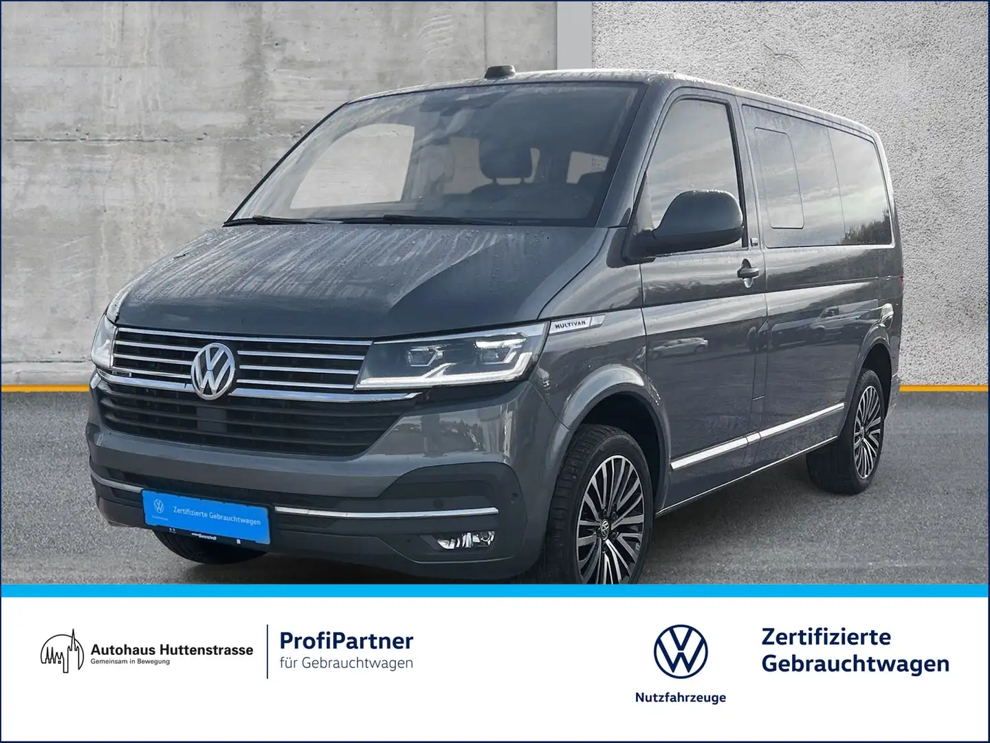 Volkswagen T6 Multivan 2.0 TDI DSG 4M Generation Six LED STANDHZG AHK Grau - 1