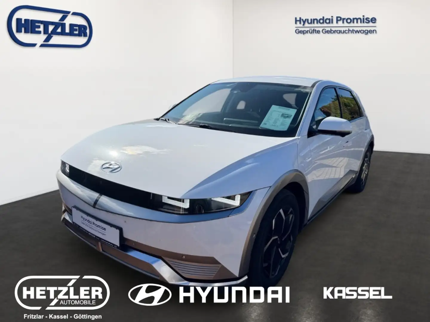 Hyundai IONIQ 5 Uniq Elektro 4WD 72 Allrad HUD StandHZG El. Fondsi Weiß - 1