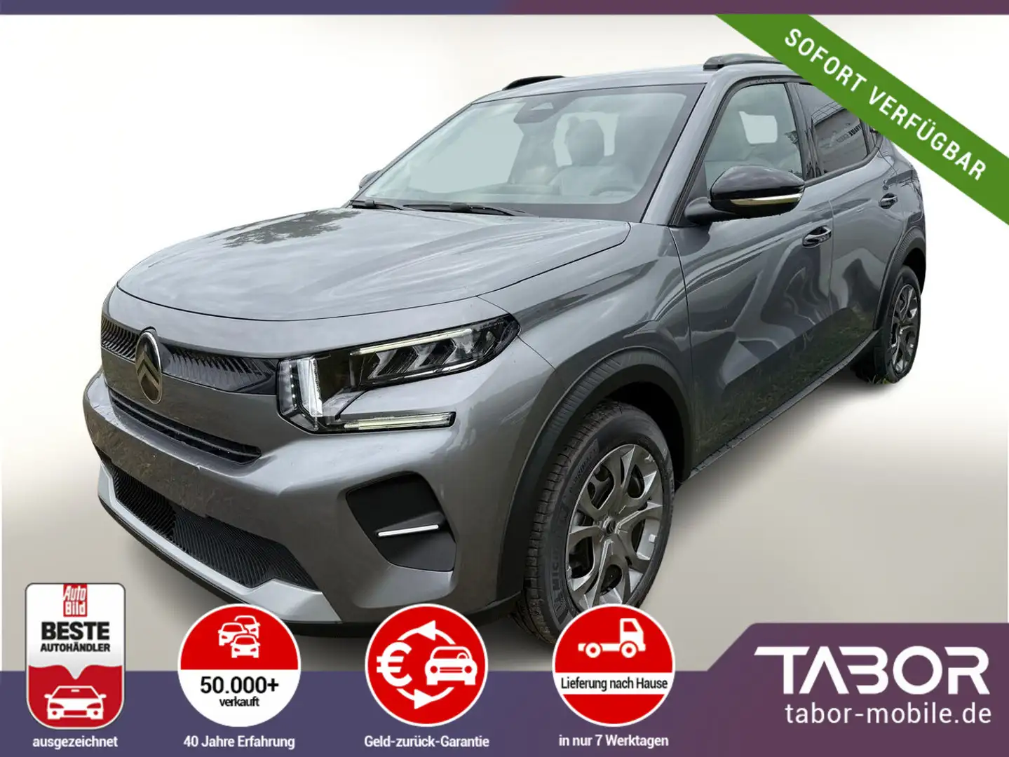Citroen C3 Turbo 100 MAX HUD LED Nav Kam MirrorL PrivG Gris - 1