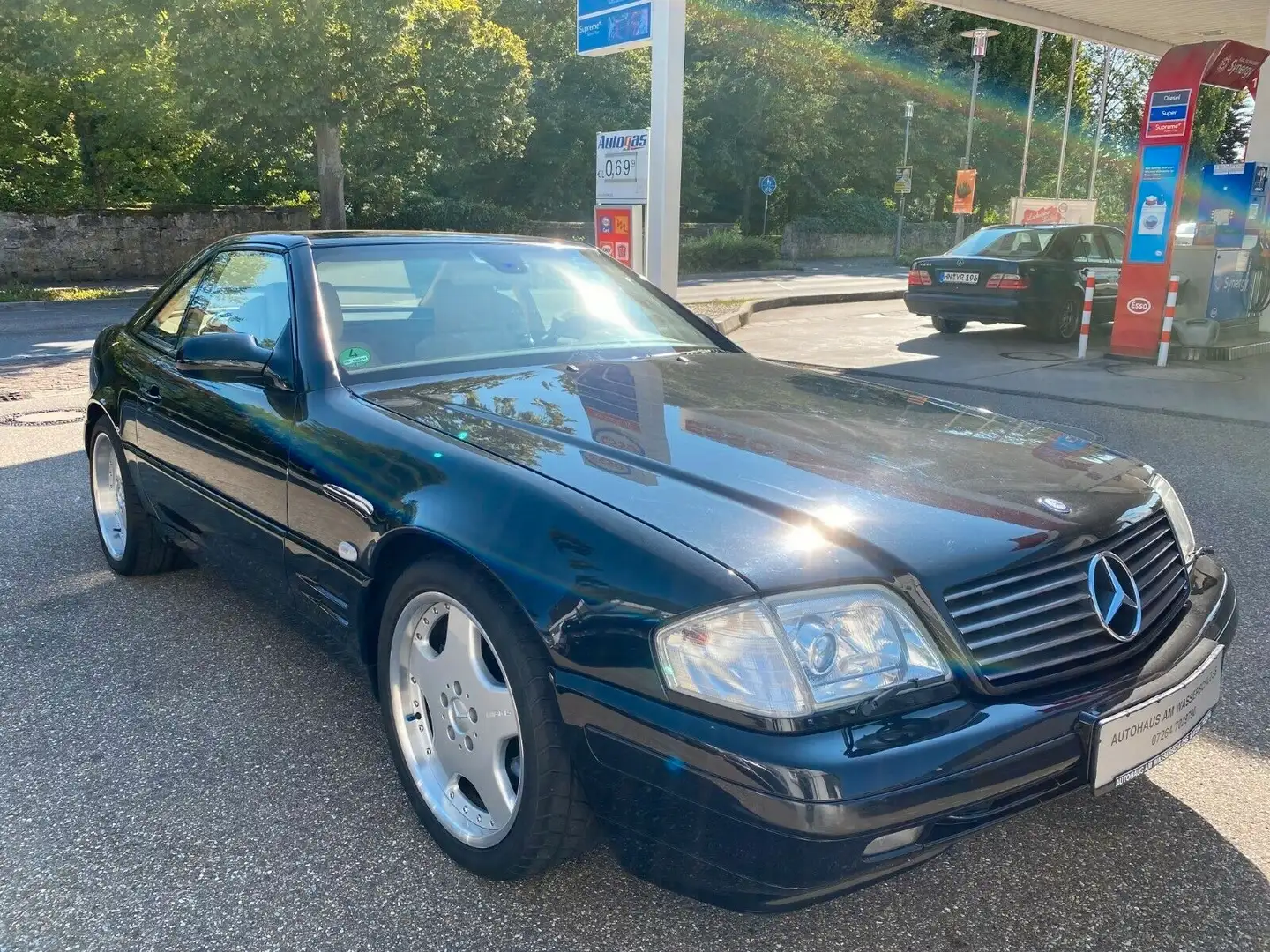 Mercedes-Benz SL 320 Xenon Voll Nappaleder  AMG Sehr gepflegt Schwarz - 1