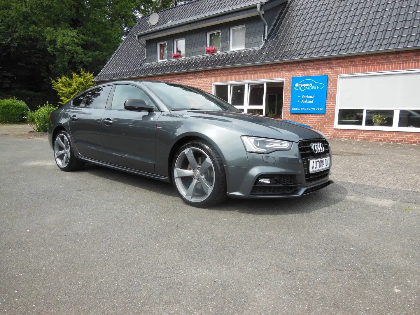 Audi A5 Sportback 2.0 TFSI S-LINE/19"/AHK/NAV/XEN/SHZ Gri - 1
