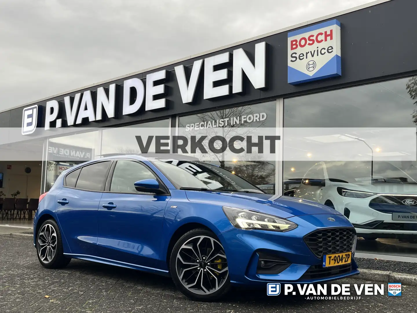 Ford Focus 1.0 EcoBoost ST-Line X Business 125pk/92kW Automaa Bleu - 1