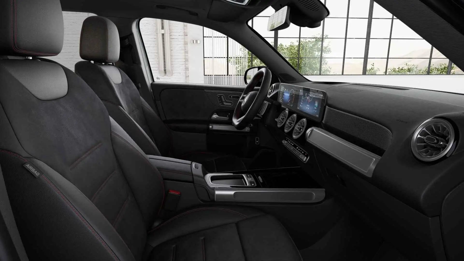 Mercedes-Benz GLB 180 AMG Line | Panoramisch Dak | Head-Up Display | 360 Zilver - 2