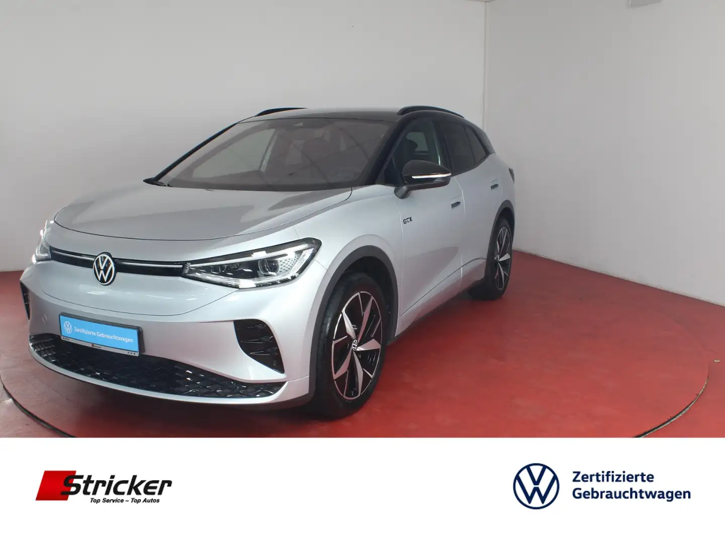 Volkswagen ID.4 GTX 349,-ohne Anzahlung Navi Wärmepumpe Silber - 1