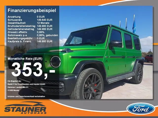 Mercedes-Benz G 63 AMG G-Manufaktur Standheizung LED Fond Ent.