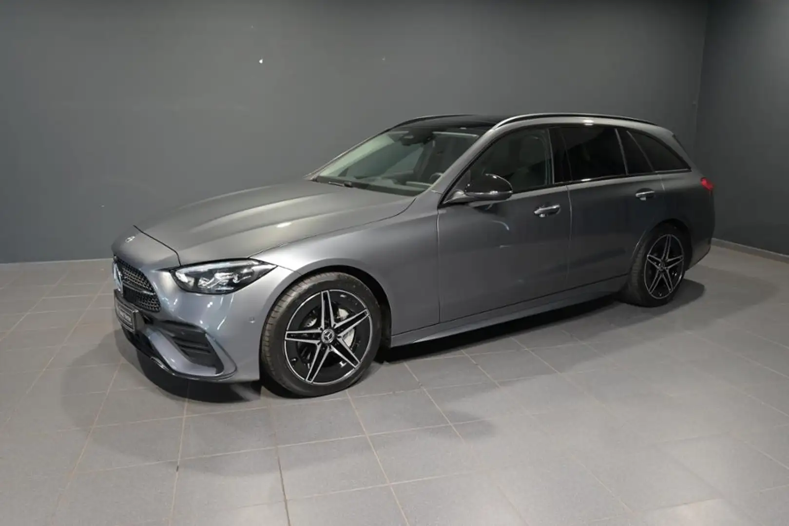 Mercedes-Benz C 180 T AMG/KAMERA/LED/SHZ Gris - 1