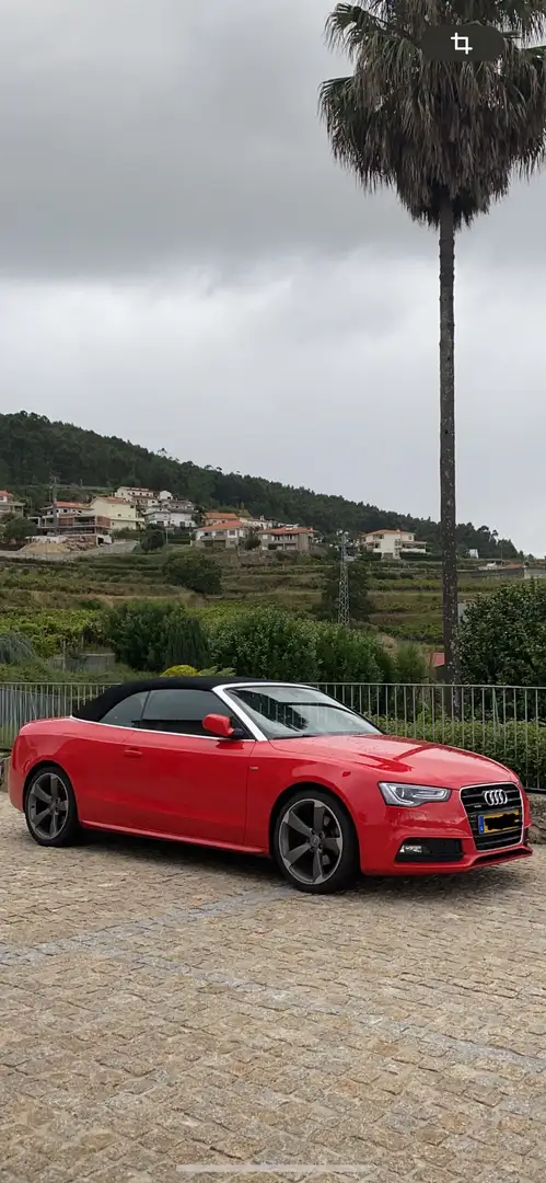Audi A5 Cabrio 2.0 TDI DPF quattro Rouge - 1