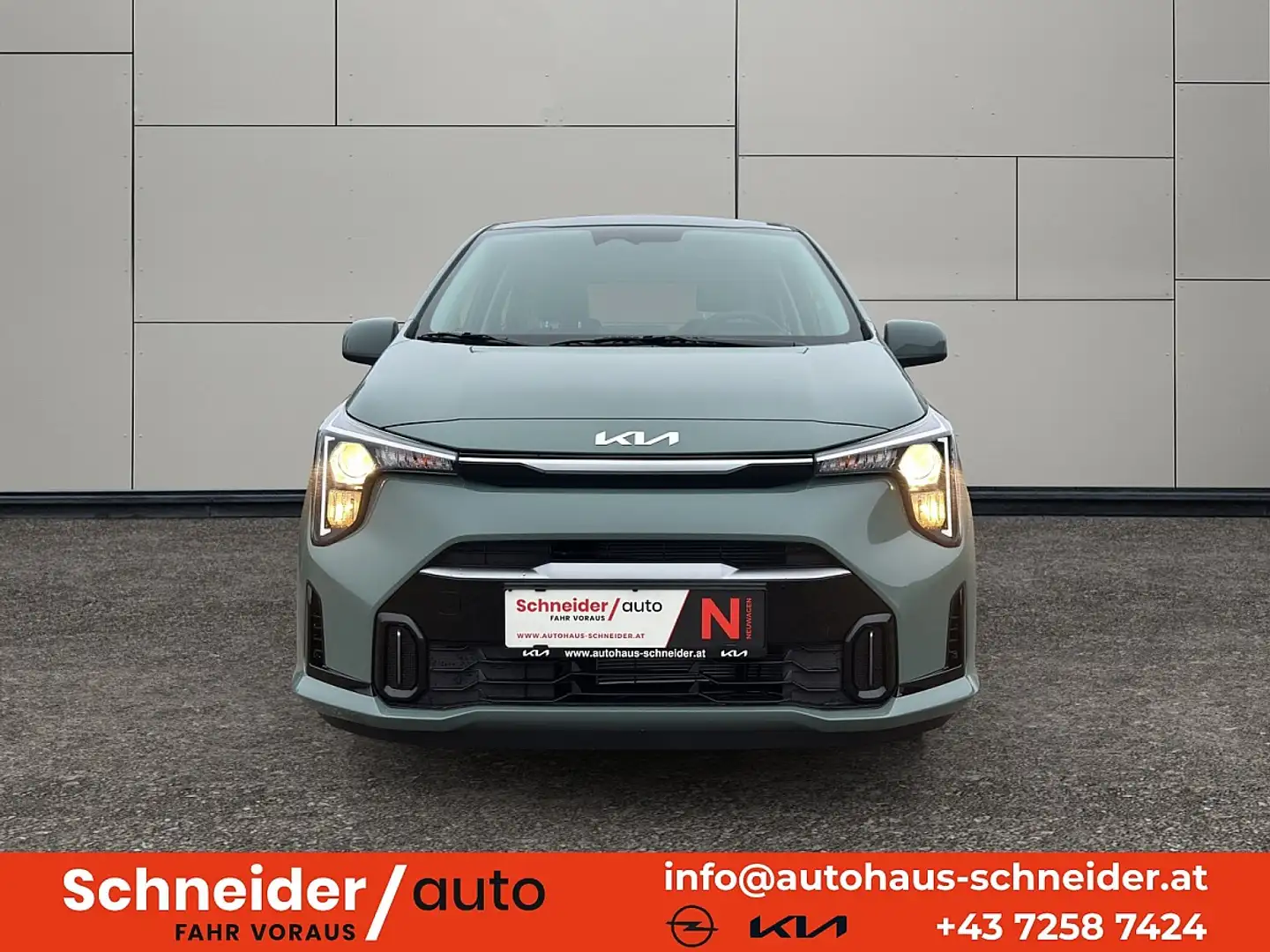 Kia Picanto 1,0 GDI Silber 4 Stz. Grün - 2