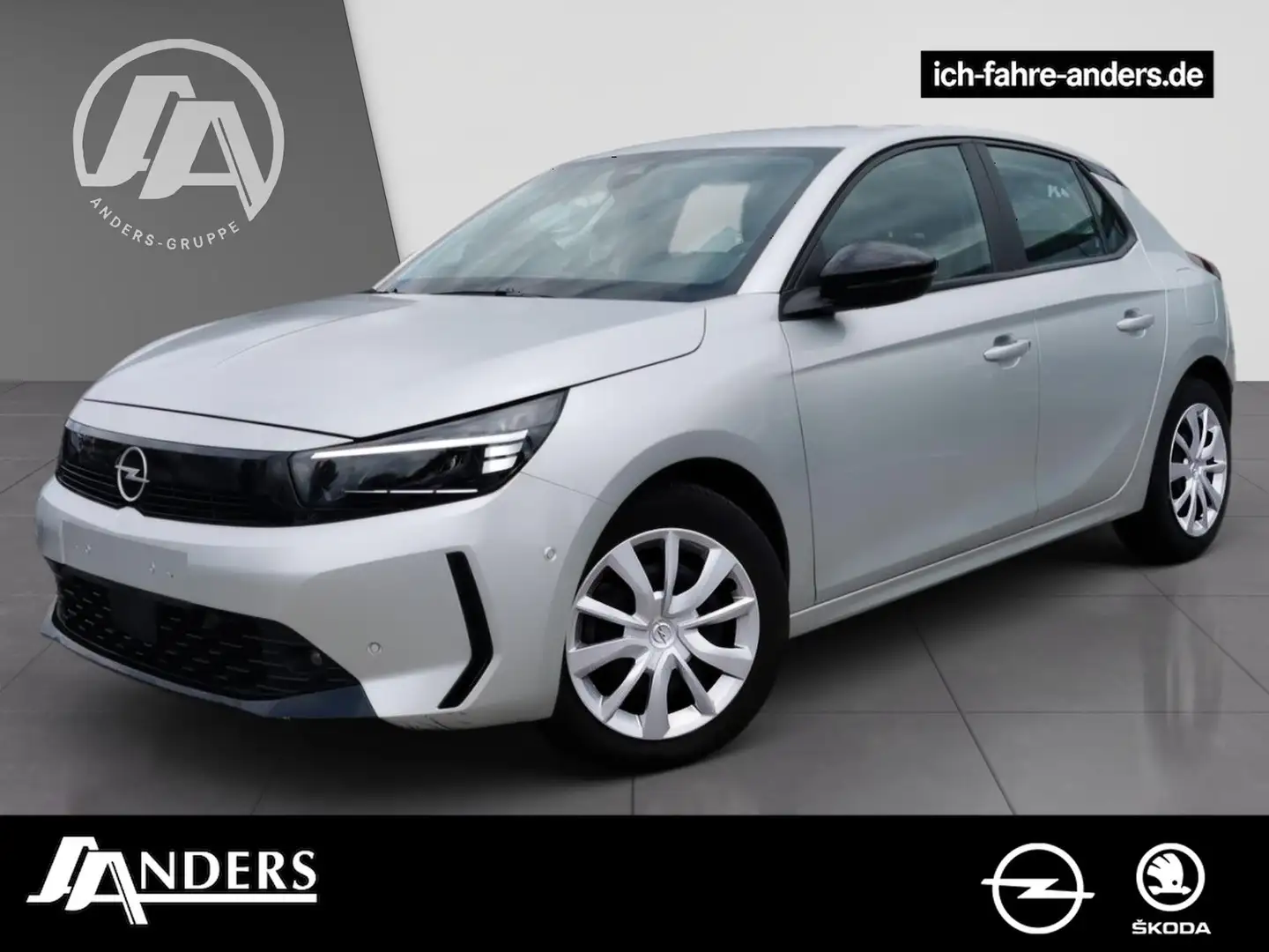 Opel Corsa 1.2 T LED+SHZ+Kamera+Apple/Android+VIRTUAL Grau - 1