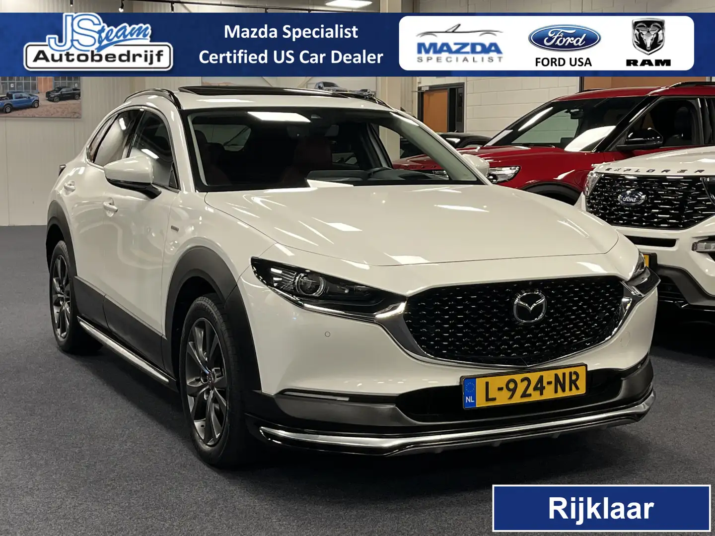 Mazda CX-30 2.0 e-SkyActiv-X 180PK M Hybrid 100th Anniversary Weiß - 1