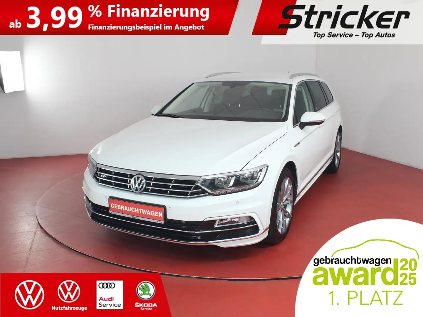Volkswagen Passat Variant R-Line 2.0TDI DSG 4M 332,-ohne Anzahlung ACC Navi Weiß - 2