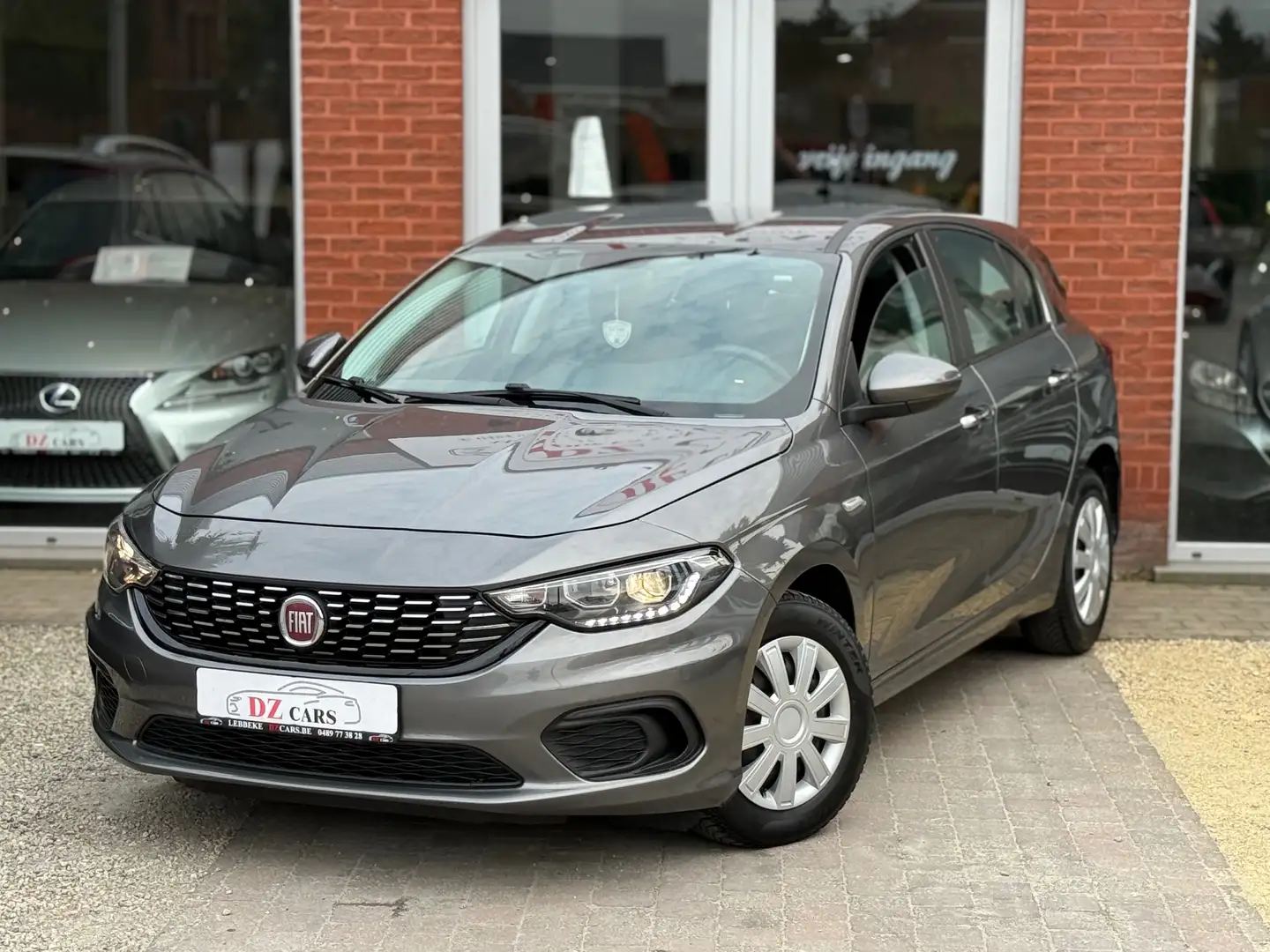 Fiat Tipo 1.3D 95PK |✅NAVI | AIRCO | PARKEERSENSOREN | USB Gris - 2