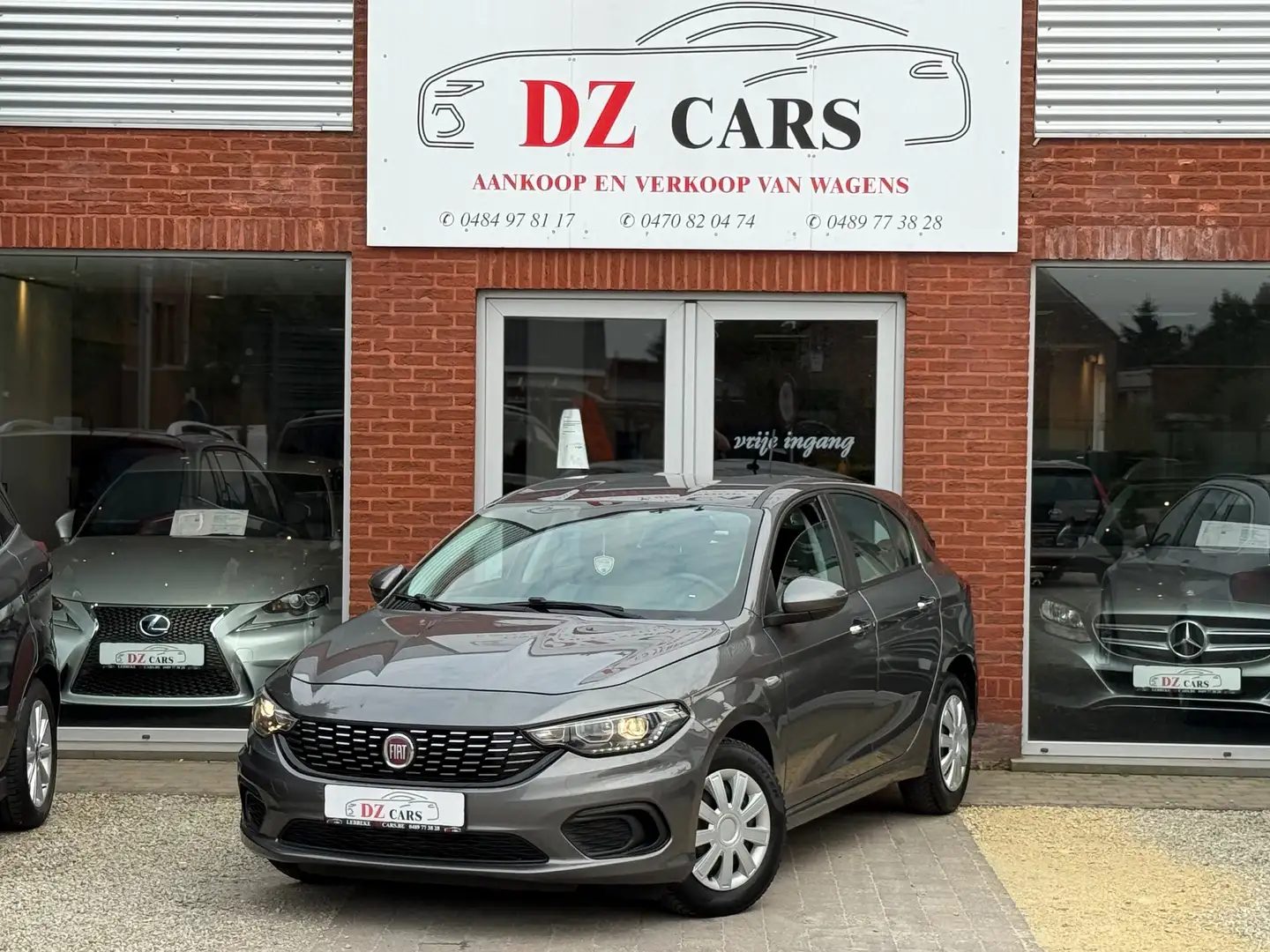 Fiat Tipo 1.3D 95PK |✅NAVI | AIRCO | PARKEERSENSOREN | USB Gris - 1