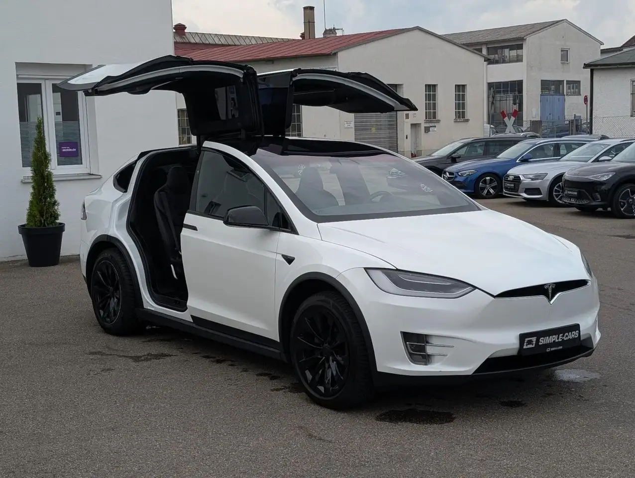 Tesla Model X 100D | 469 ch | BVA | Autopilot | Upgrade Ludicrous | Portes Falcon Wing | Batterie 100 kWh certifiée