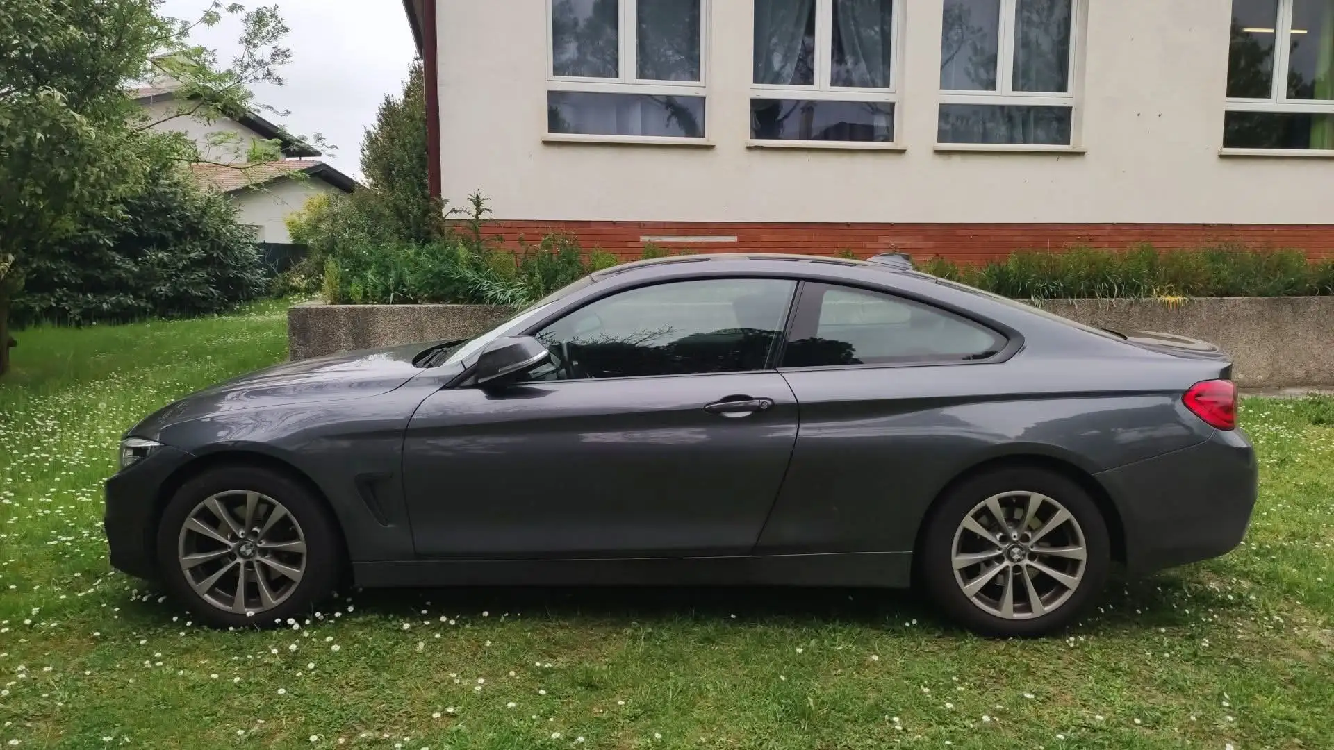 BMW 420 Serie 4 F32 2017 Coupe 420d xdrive Advantage Grigio - 1