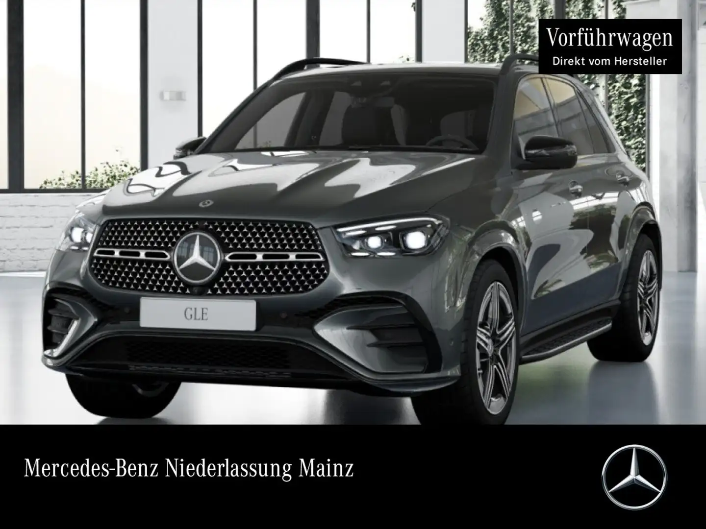 Mercedes-Benz GLE 450 4M AMG+NIGHT+PANO+360+AHK+MULTIBEAM+SPUR Grau - 1