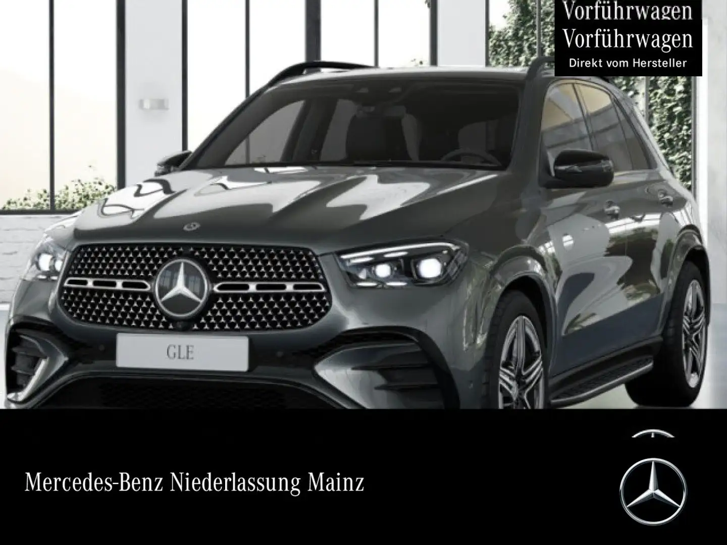 Mercedes-Benz GLE 450 4M AMG+NIGHT+PANO+360+AHK+MULTIBEAM+SPUR Gris - 1