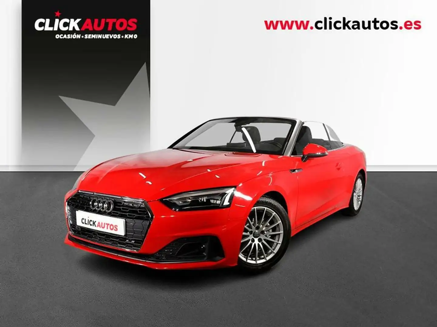 Audi A5 Cabrio 2.0 TDI 163CV 35 Stronic MHEV Rojo - 1