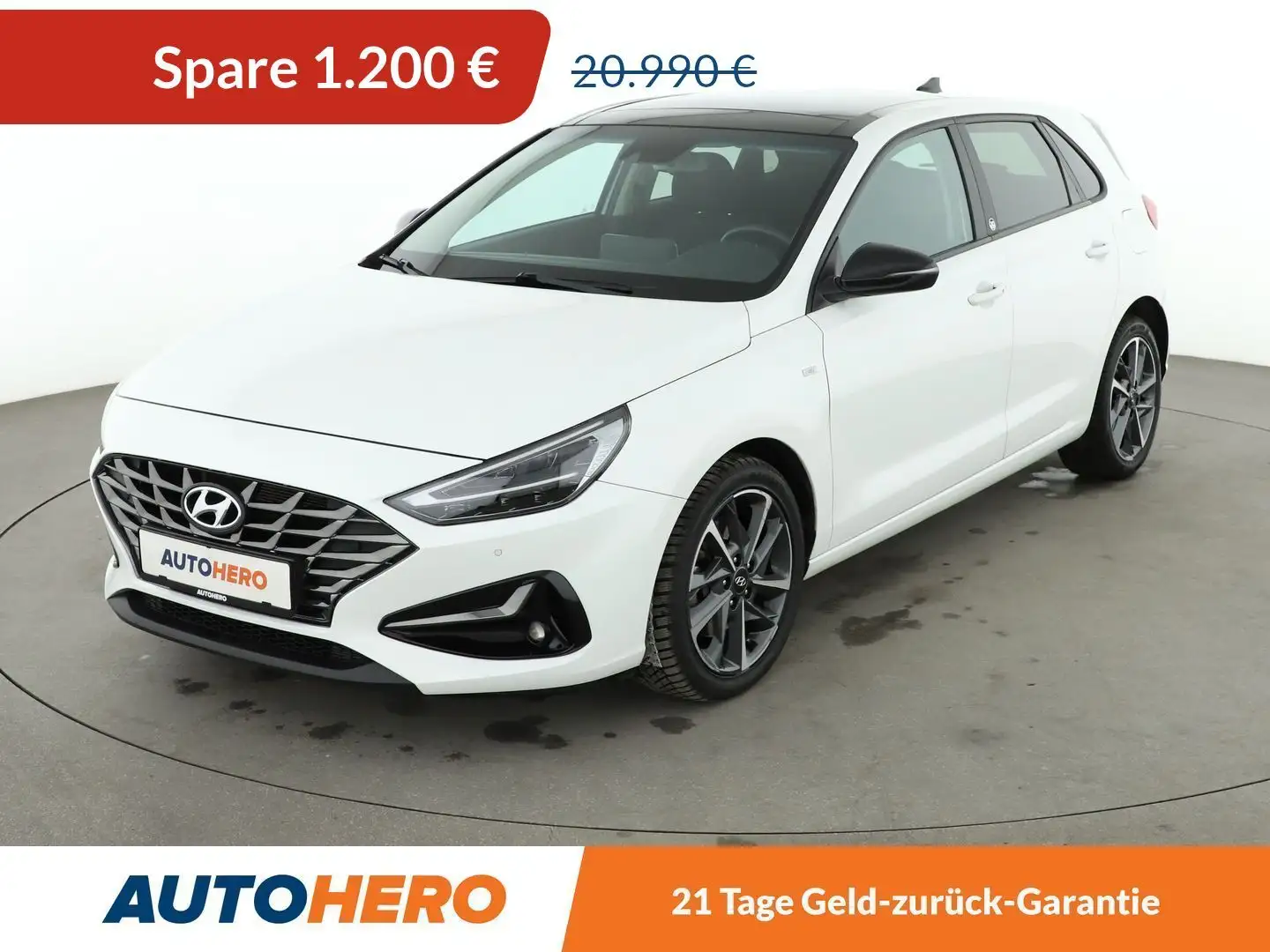 Hyundai i30 1.5 T-GDI Mild-Hybrid Edition 30+ Aut.*NAVI*PANO* Weiß - 1