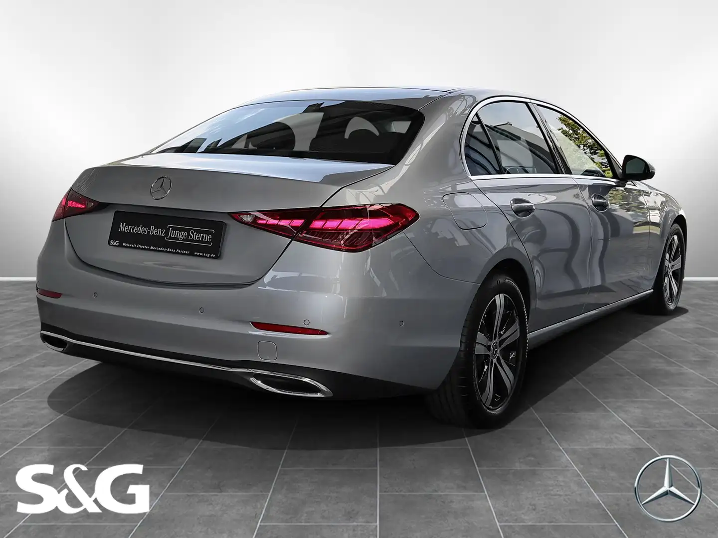 Mercedes-Benz C 180 PANORAMA+360°+CARPLAY+MBUX+LED+17 ZOLL Argento - 2