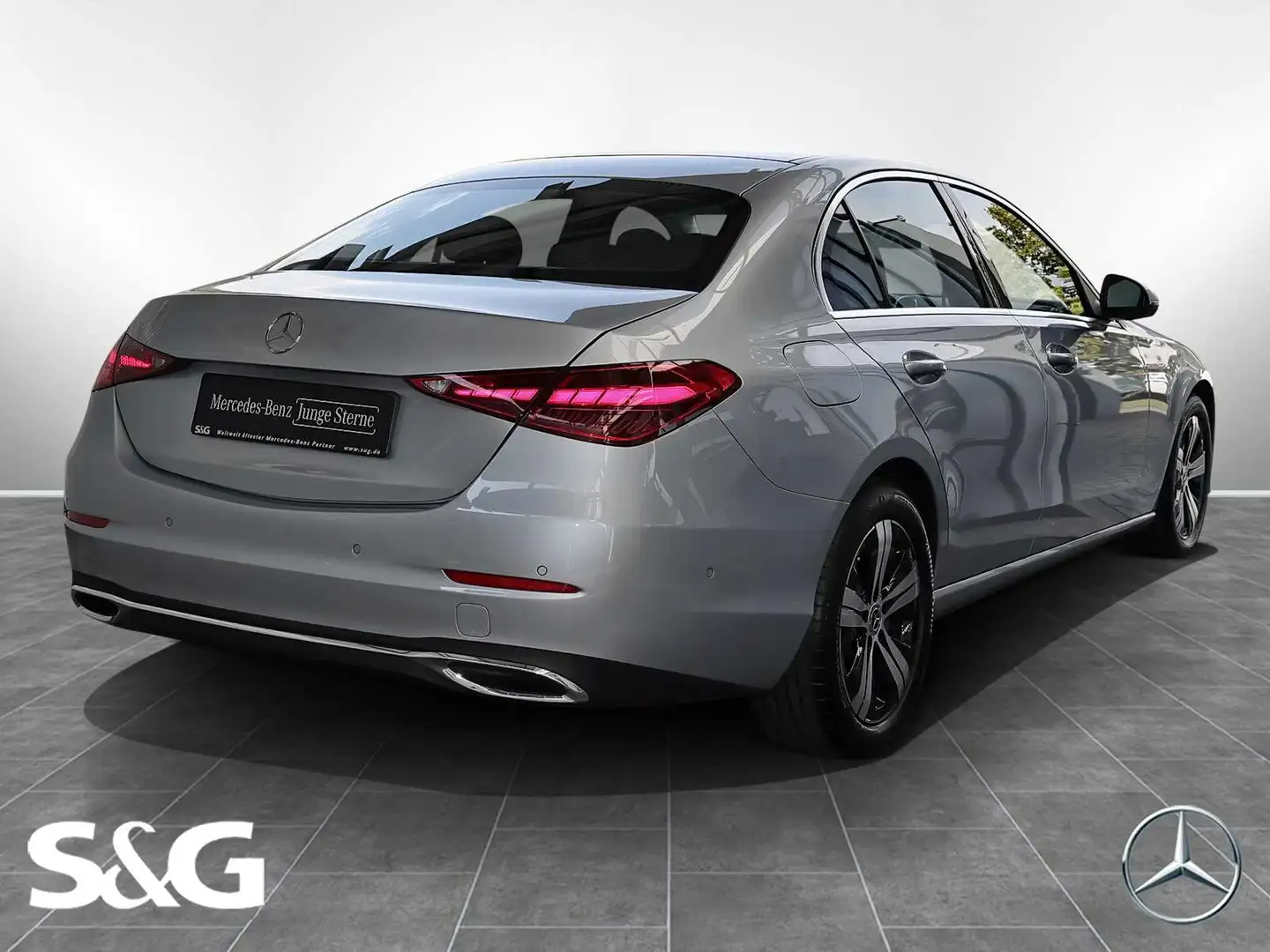 Mercedes-Benz C 180 PANORAMA+360°+CARPLAY+MBUX+LED+17 ZOLL Argent - 2