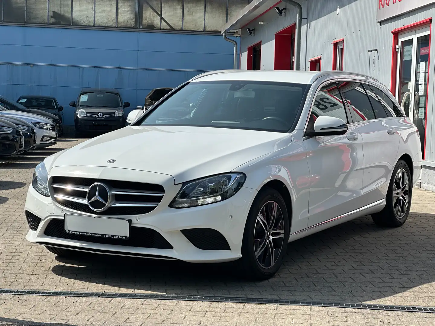Mercedes-Benz C 220 *AUTOMATIK*Navi*Leder*ACC*LED*Parkpilot*Alu*WR+SR Weiß - 1